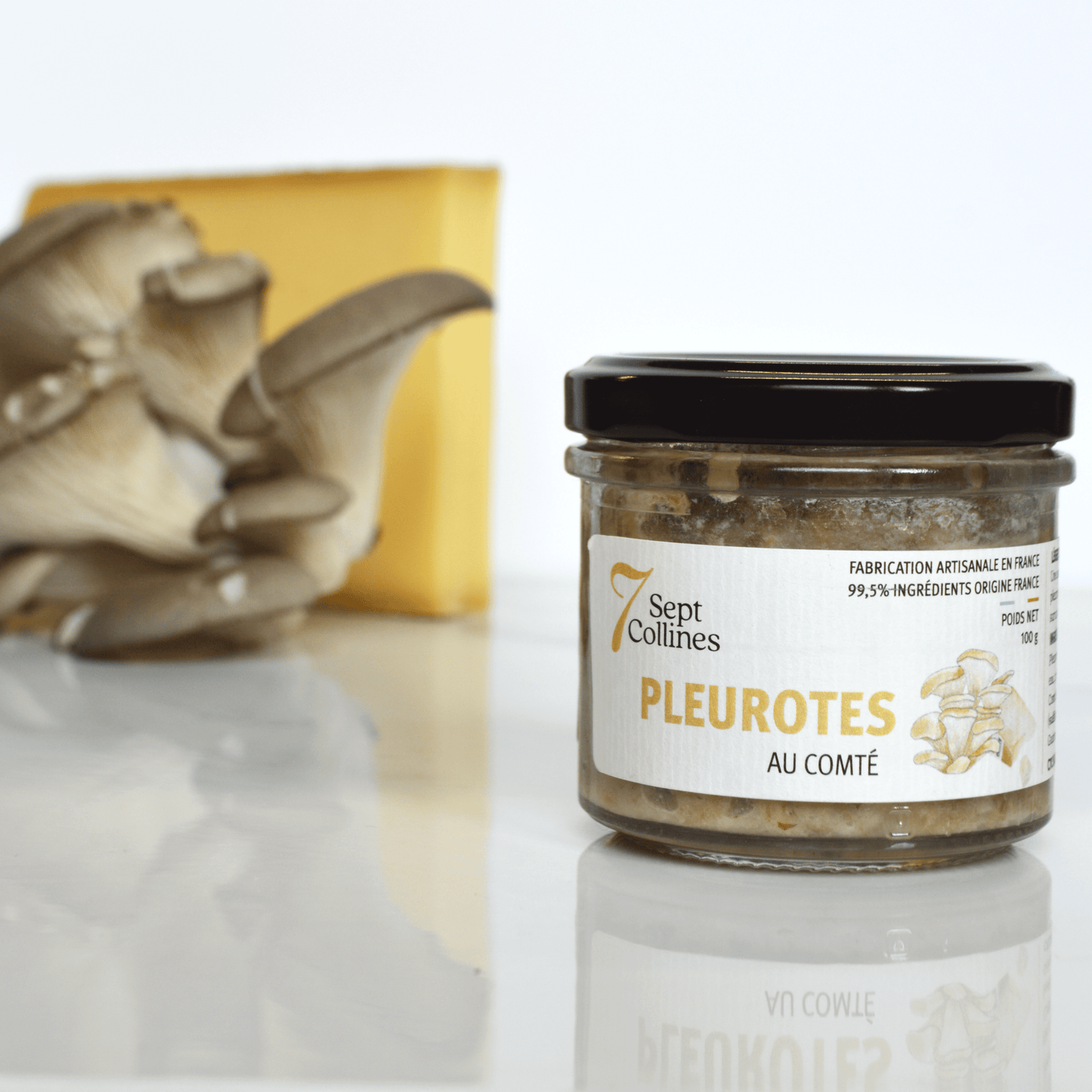 Oyster mushrooms in Comté sauce - 100g